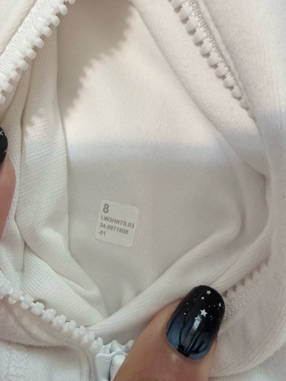 lululemon athletica Women's Cream Full‑Zip Jacket - Picture 6 of 6